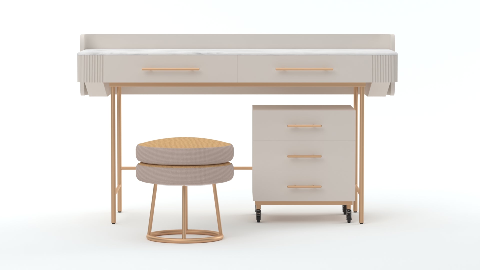 Golden Dresser