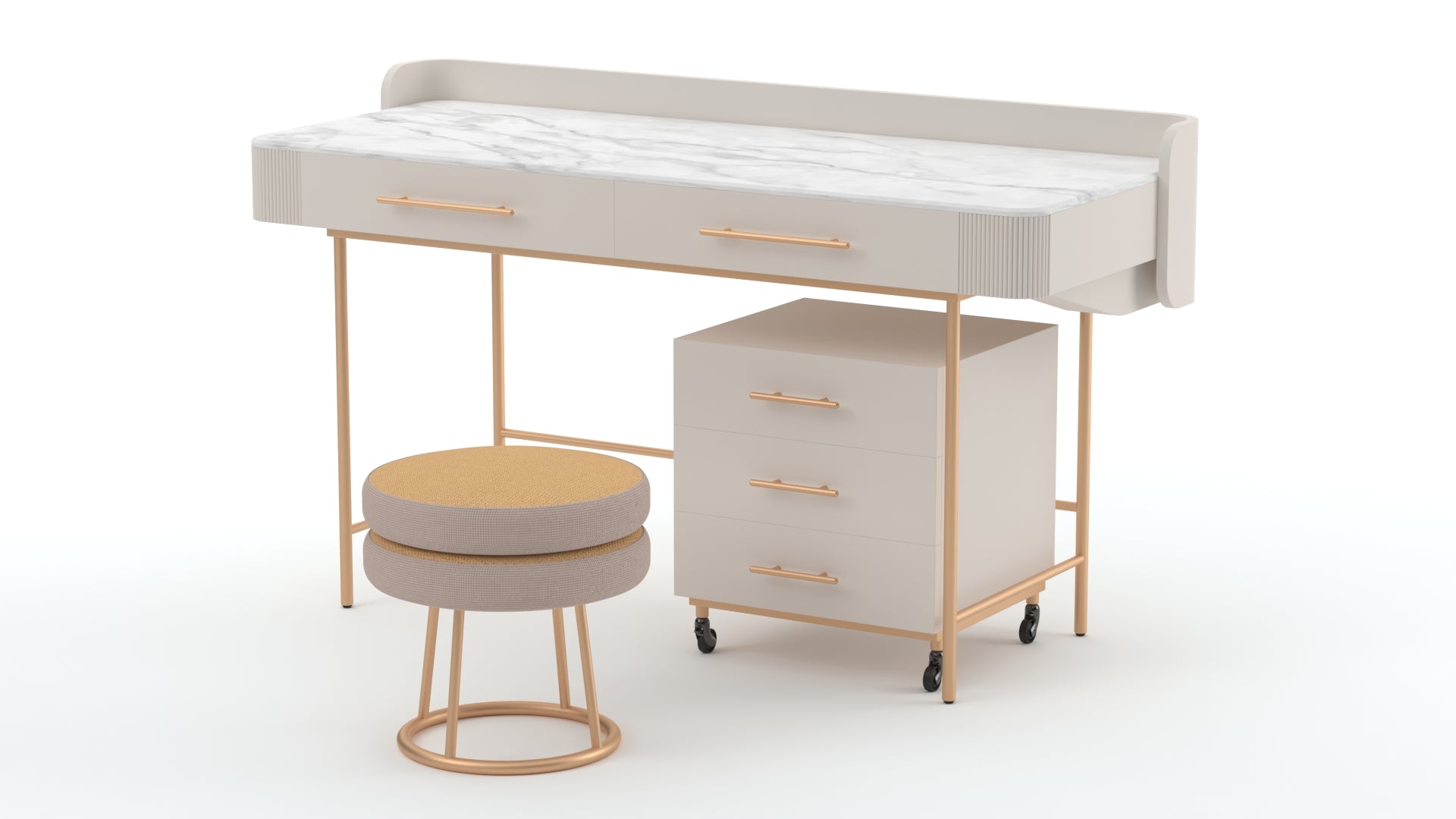 Golden Dresser
