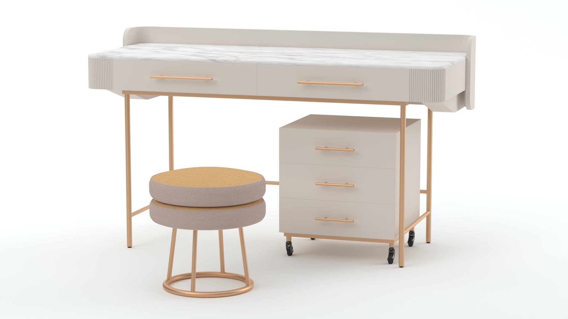 Golden Dresser
