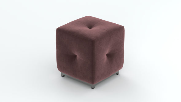 Dark Velvet Ottoman